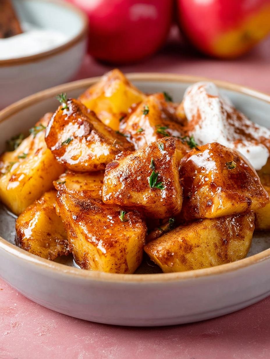 Zimt-Äpfel aus der Heißluftfritteuse image 2