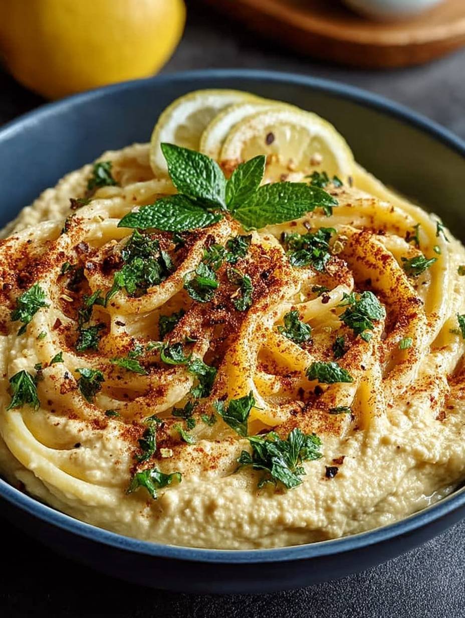 Zitronige Hummus Pasta image 2