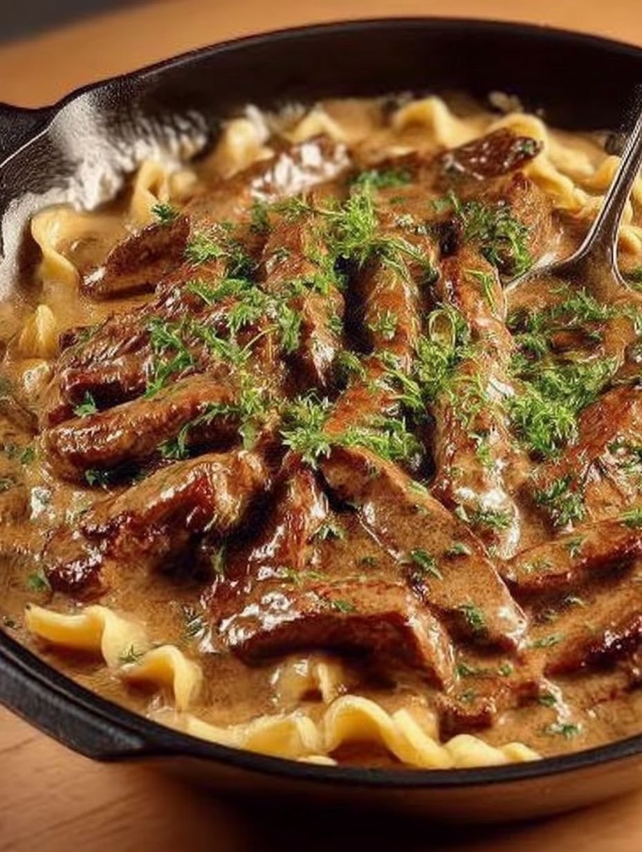 Boeuf Stroganoff es schmeckt köstlich image 2
