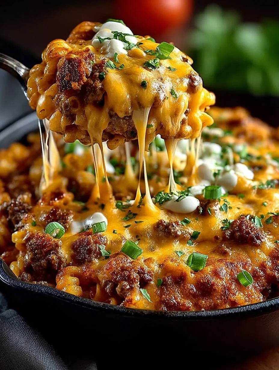 Cheeseburger Auflauf Rezept für die Familie image 2