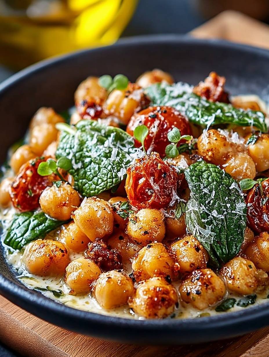 Cremige Kichererbsen Pfanne image 2