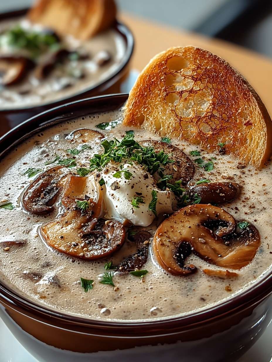 Cremige Pilzsuppe image 2