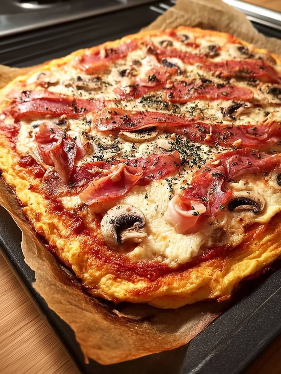 DIE BESTE PIZZA OHNE KOHLENHYDRATE Traumhafte Low Carb Pizza image 2