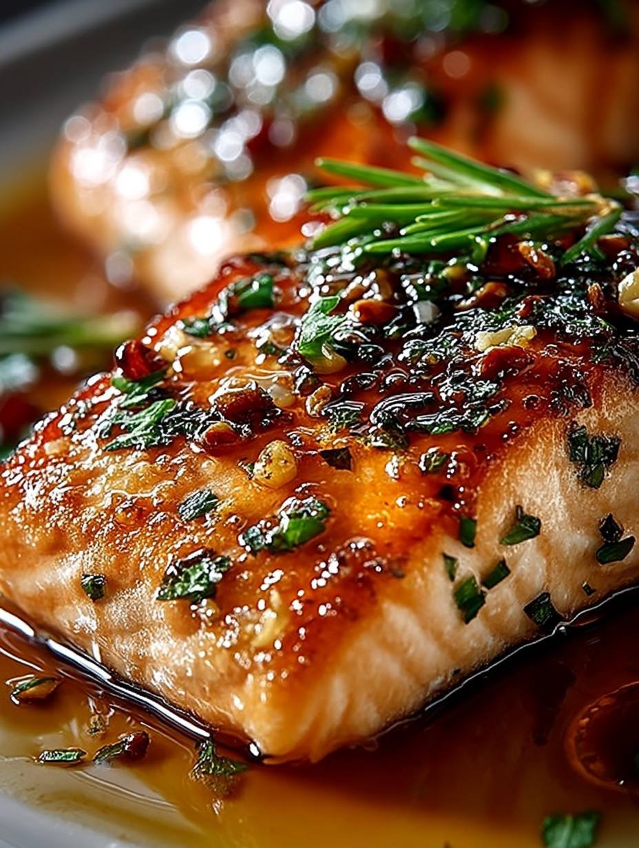 Einfaches Honig Lachs Rezept aus dem Ofen image 2