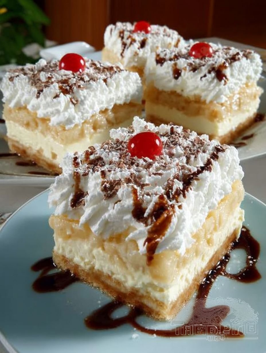 Erfrischende Apfel-Cremeschnitten image 2