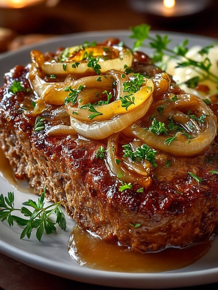 Französisches Zwiebelhackbraten image 2