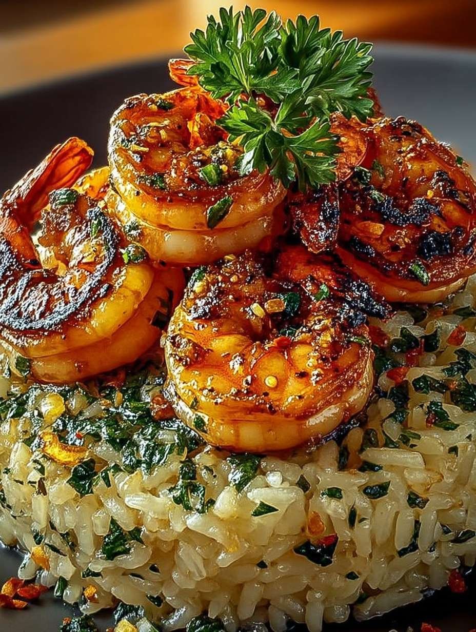 Garnelen Knoblauchbutter Reis image 2