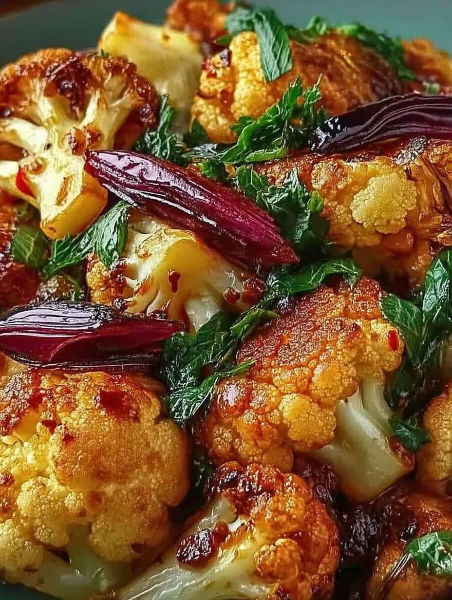 Gebratener Blumenkohl mit Honig-Curry image 2