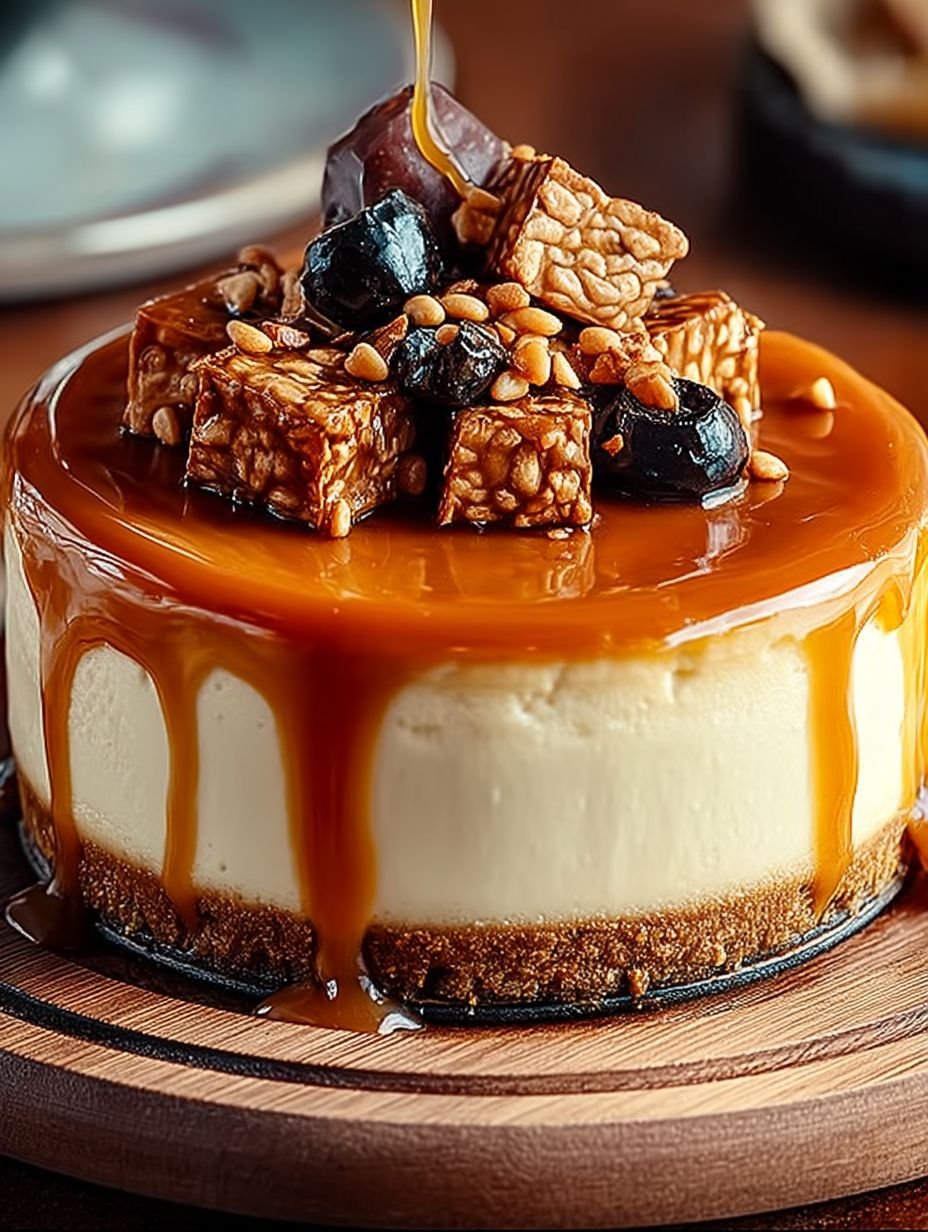 Gesalzener Karamell-Käsekuchen image 2