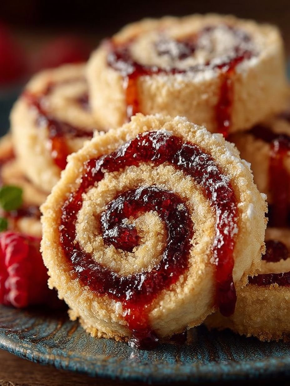 HIMBEER-MÜRBTEIG-RÖLLCHEN image 2