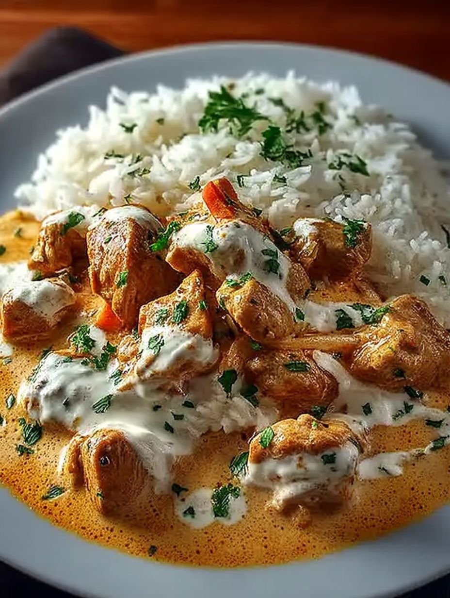 Hähnchengyros in Schmandsoße image 2