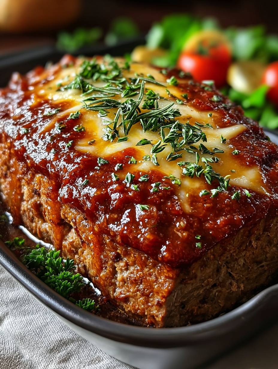 Herzhaft-saftiger Hackbraten aus dem Ofen image 2