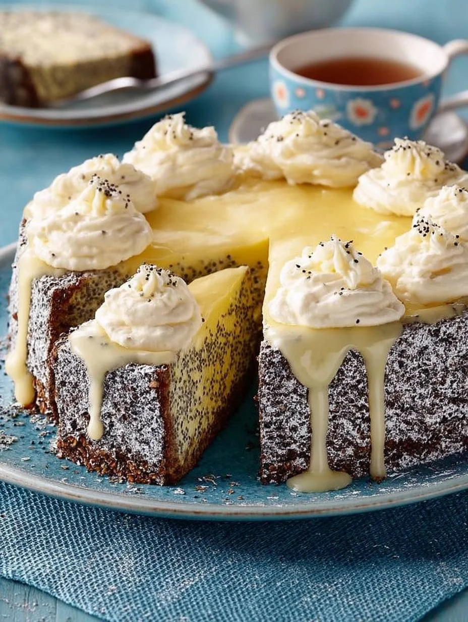 Himmlische Mohn-Eierlikörtorte mit Mascarpone image 2