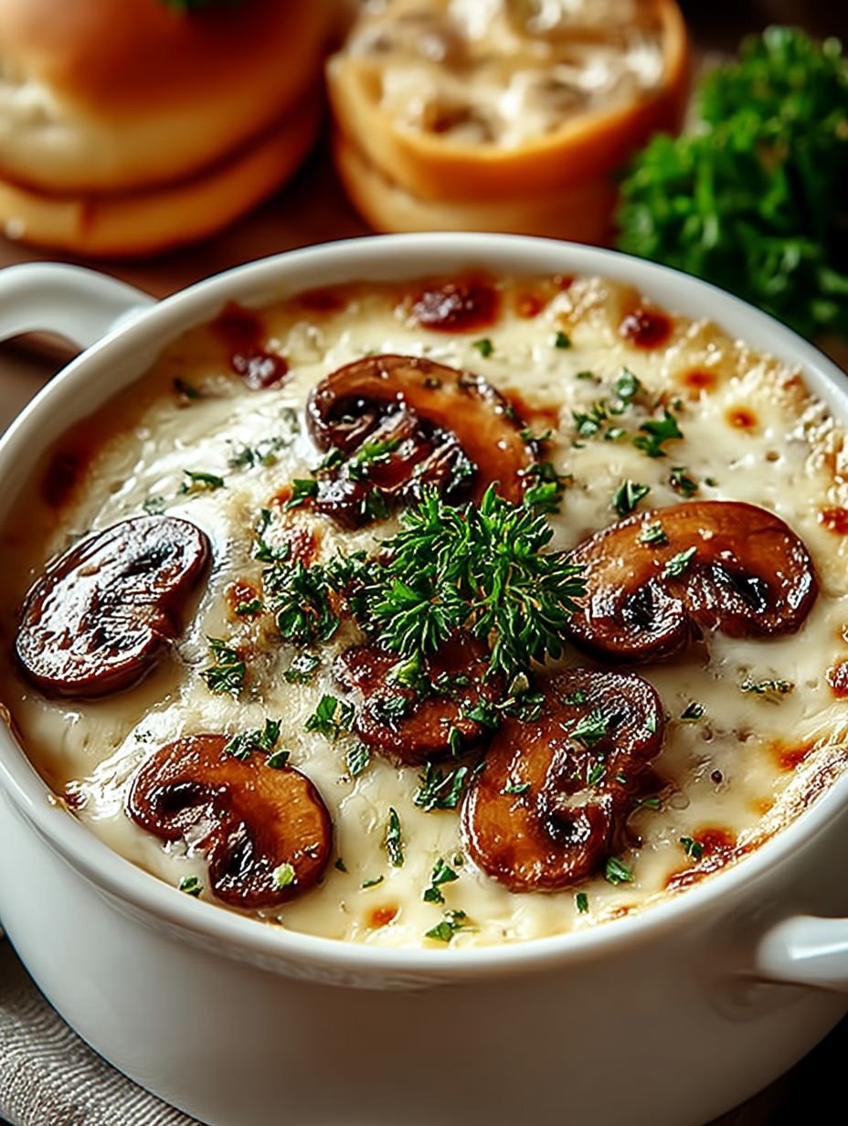 Hüttenkäse-Pilzsuppe image 2