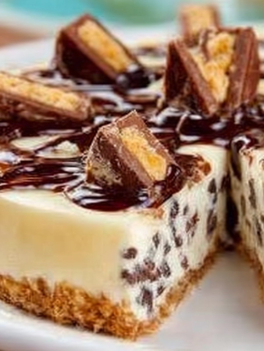 KÄSEKUCHEN MIT KINDERRIEGEL & VANILLEPUDDING image 2