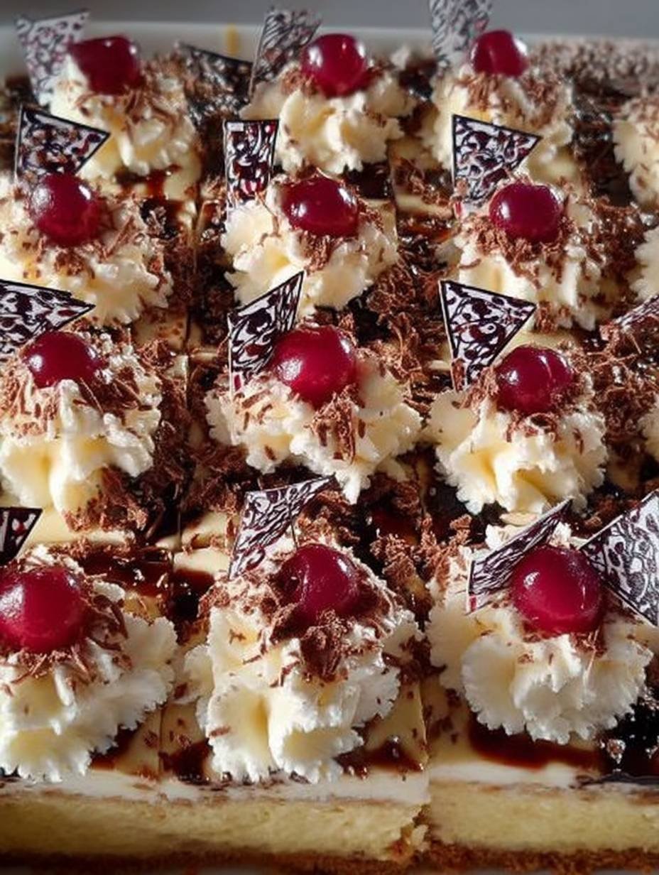 KIRSCH EIERLIKÖR BLECHKUCHEN MIT SCHMAND SAHNE image 2