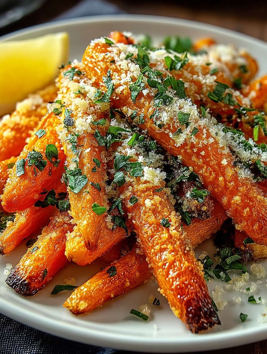 Knoblauch-Parmesan-Ofenkarotten image 2
