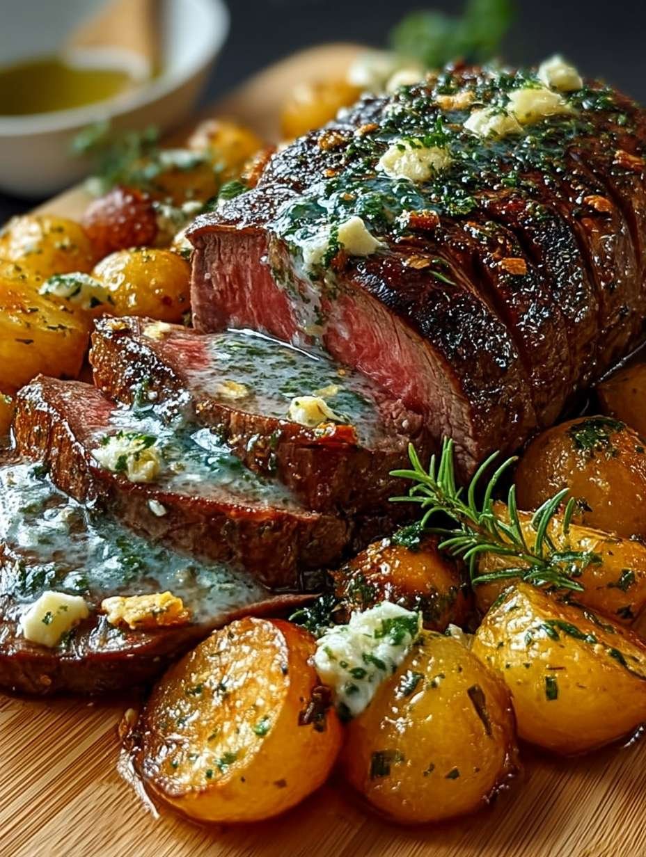 Knoblauch Butter Kräuterbraten image 2