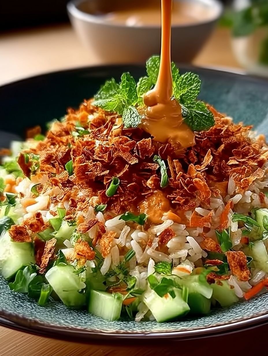 Knuspriger Satay-Reis-Salat image 2