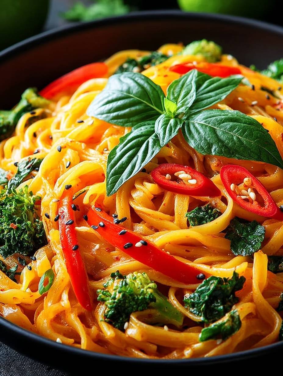 Köstliche Rote Curry-Nudeln image 2