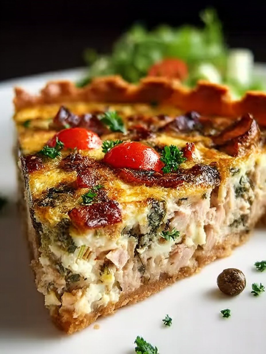 Krustenlose Thunfisch Quiche image 2