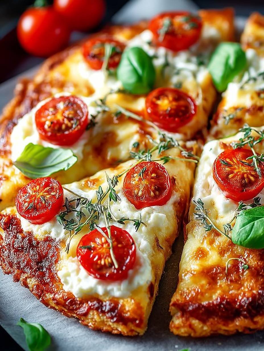 Low Carb Pizza mit Quark image 2