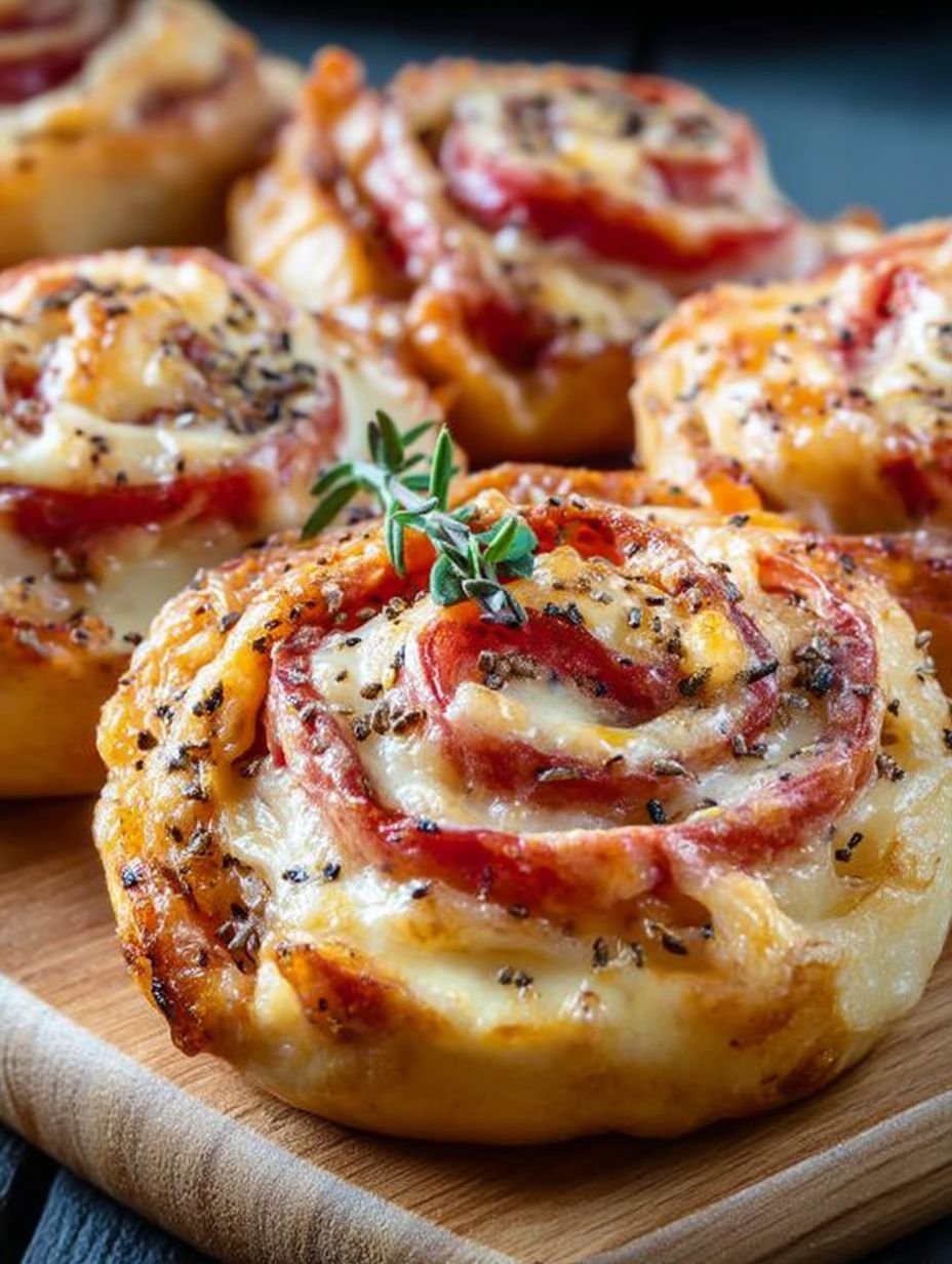 Low Carb Pizzaschnecken - Eiweißreiches Rezept image 2