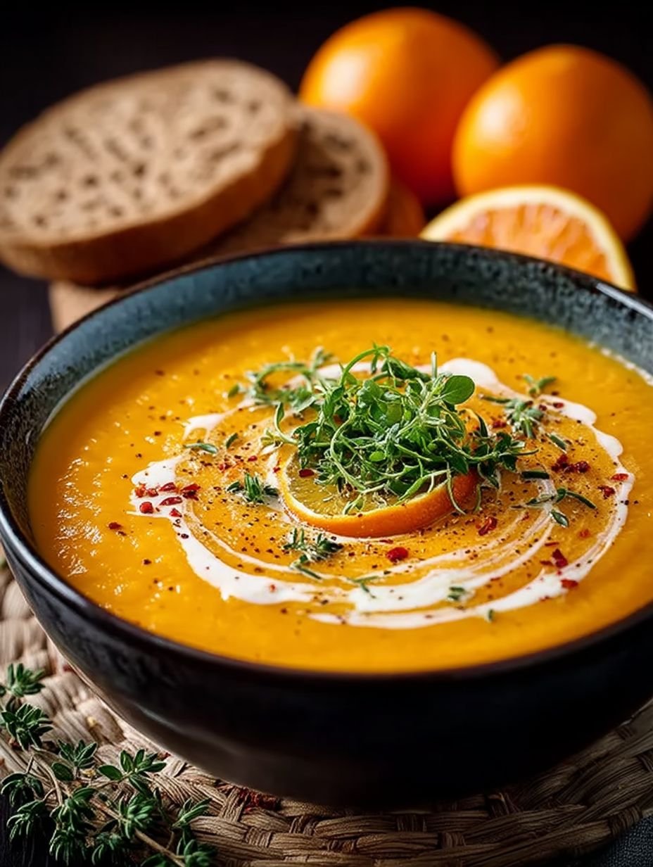 Möhrensuppe mit Ingwer und Orange image 2