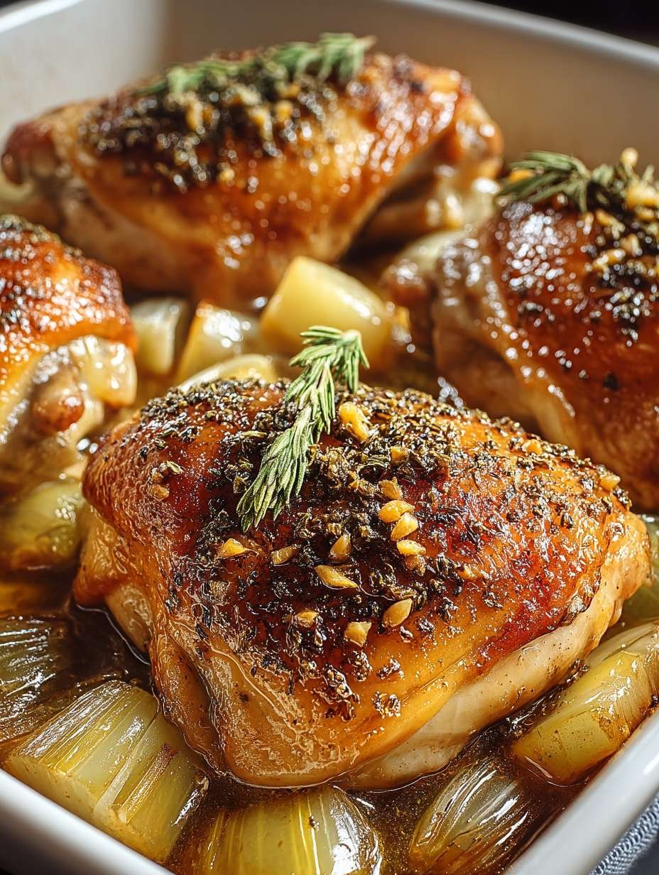 Ofen-Gebratenes Französisches Knoblauch-Hähnchen image 2