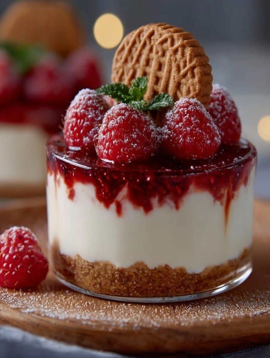 Spekulatius Dessert mit Himbeeren image 2