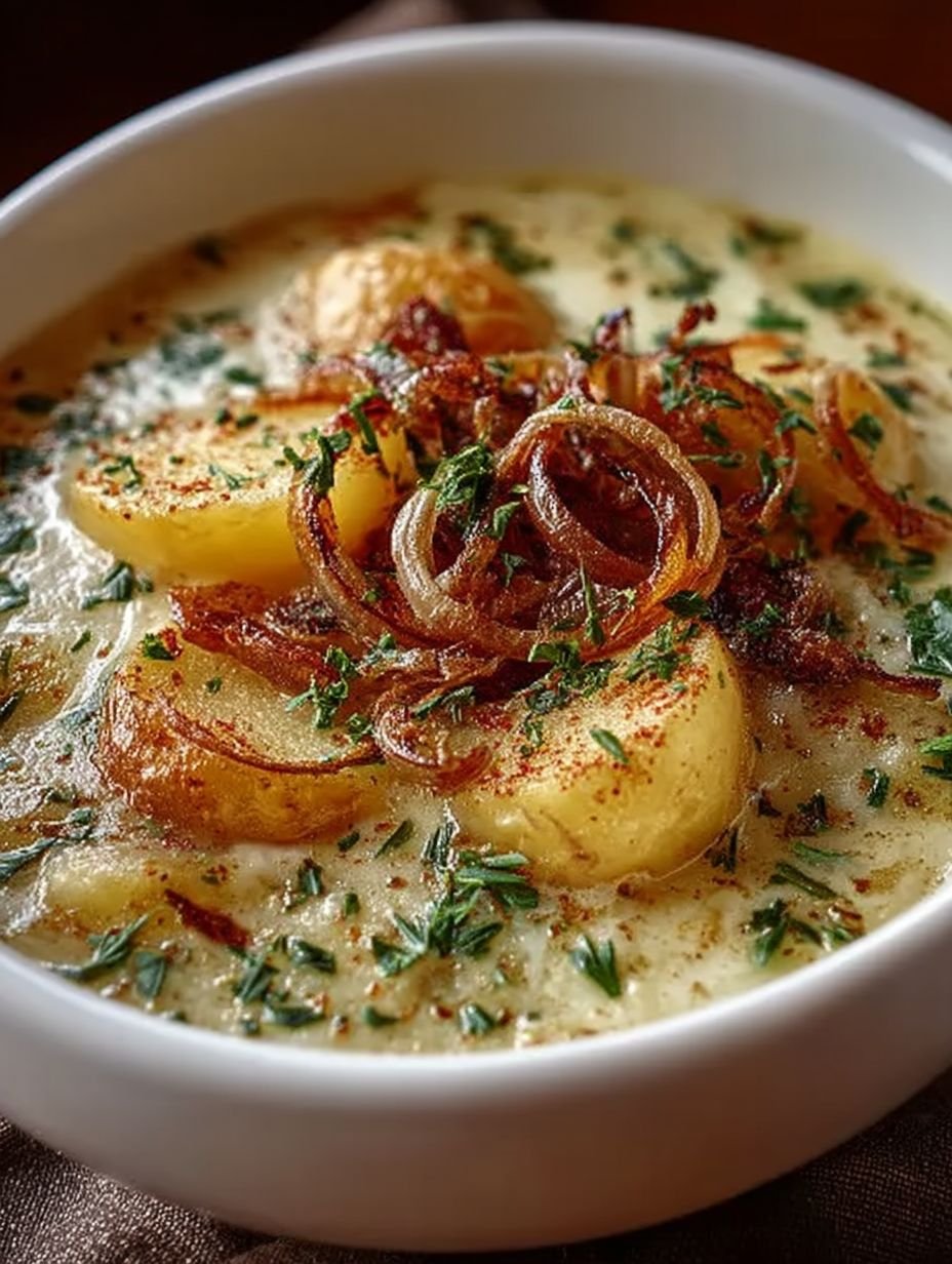 Zwiebel-Kartoffelsuppe image 2