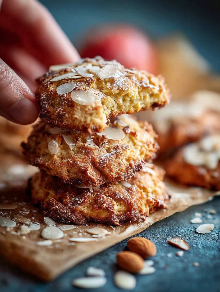 nur 5 Zutaten zuckerfreie Apfelkekse zum Abnehmen image 2