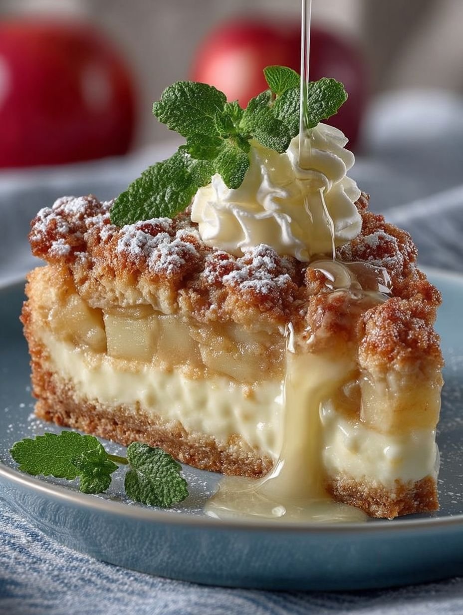 Apfel Pudding Kuchen image 2