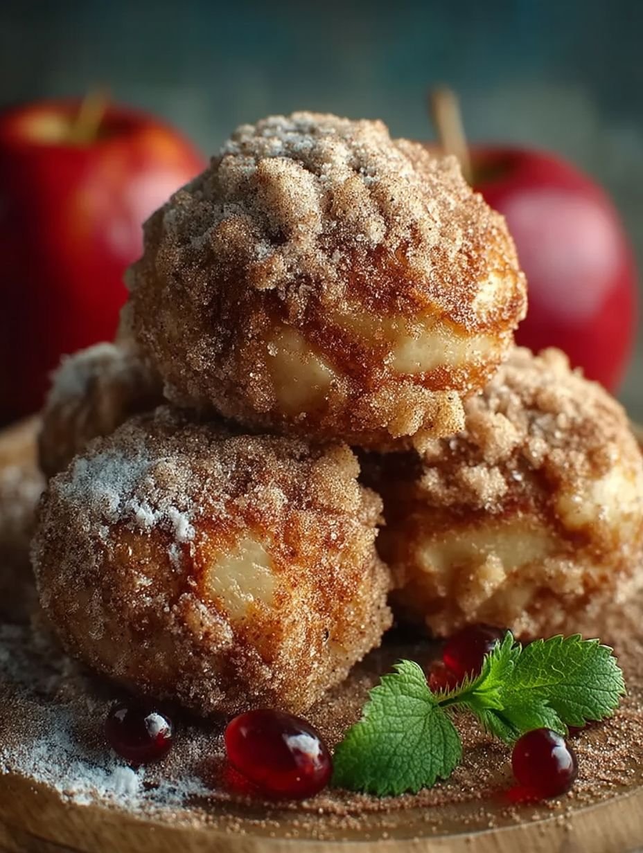 Blitz-Apfel-Ballen mit Zucker und Zimt image 2