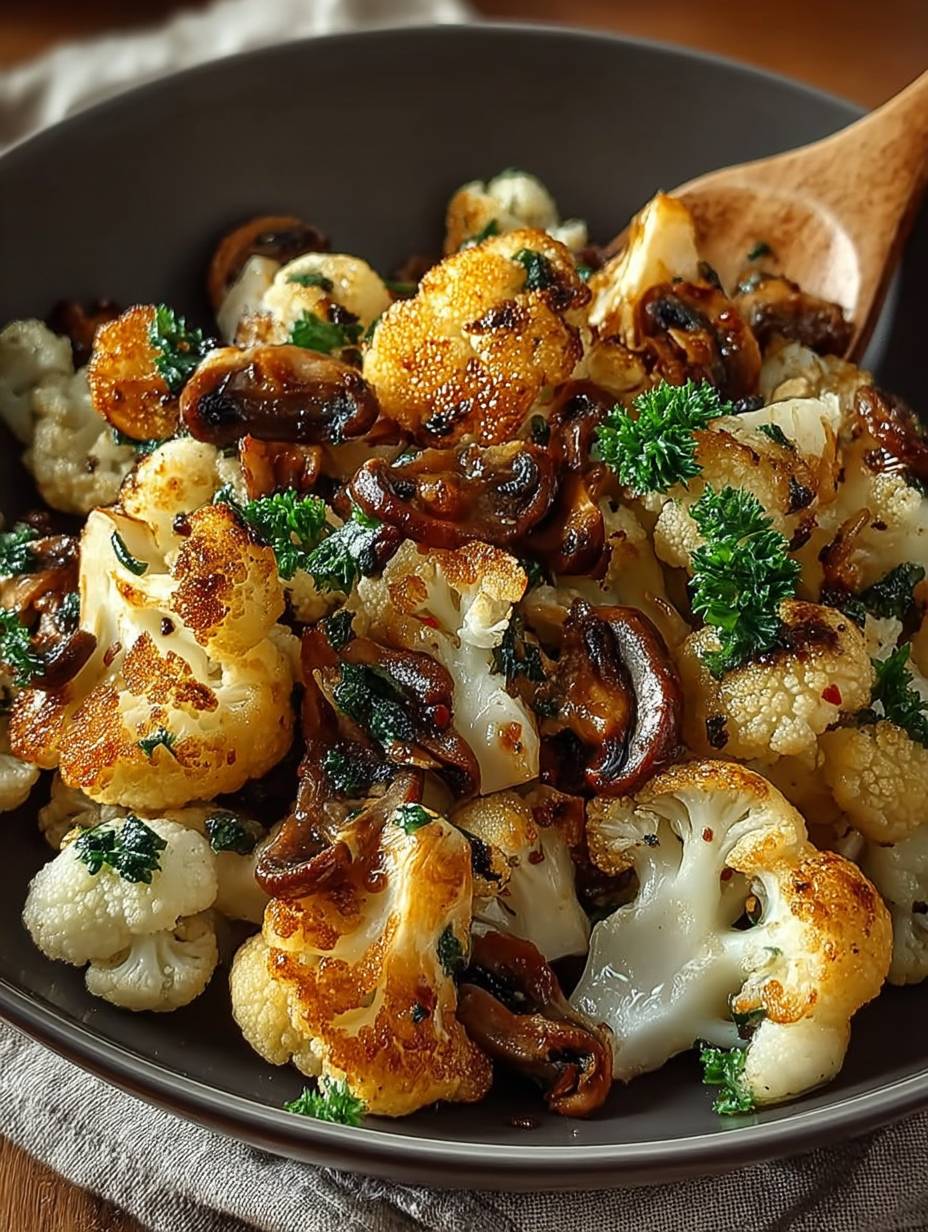 Blumenkohl-Pfanne mit Champignons image 2