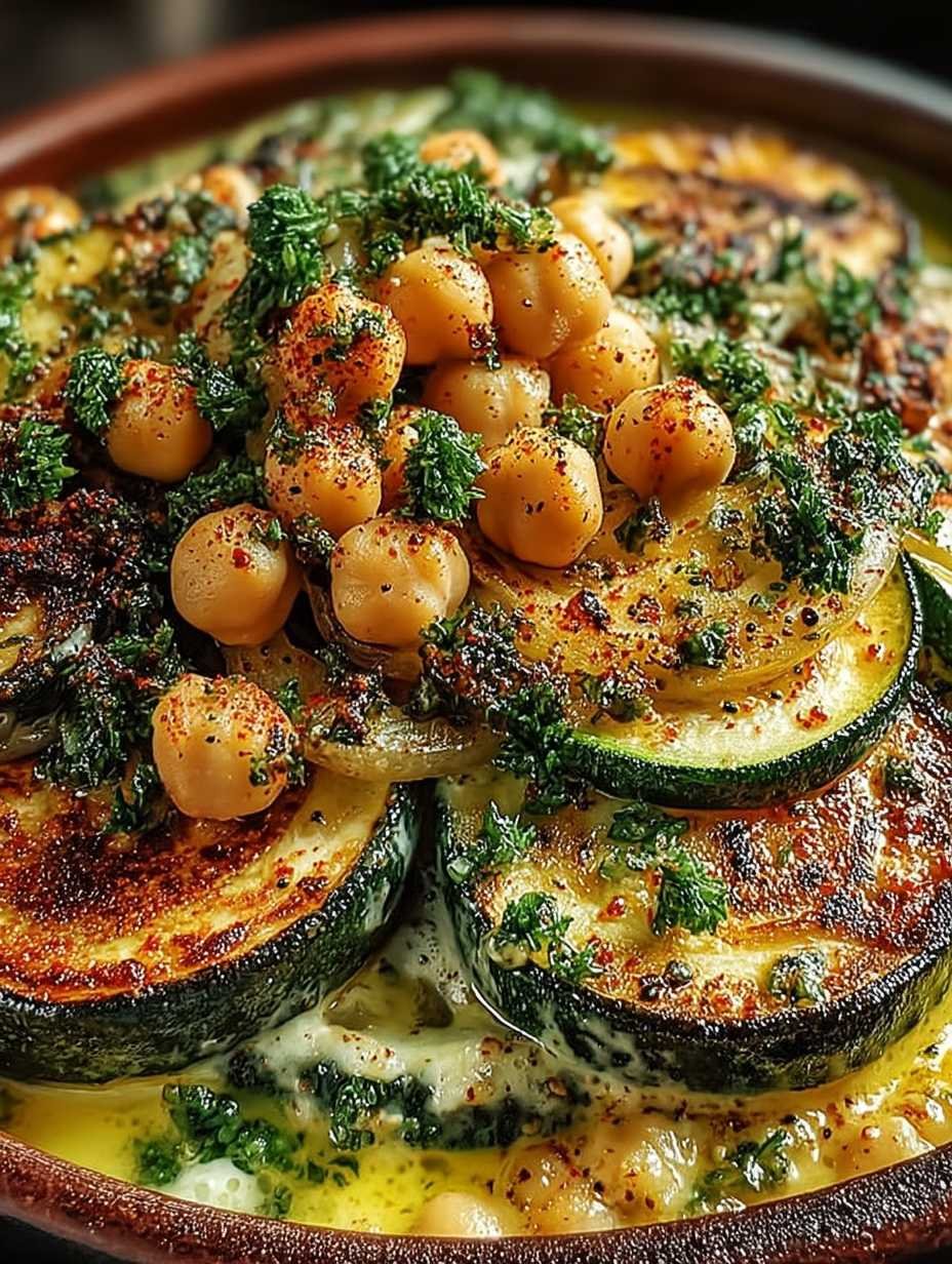 Cremige Kichererbsen-Zucchini-Pfanne für vegane Genießer image 2