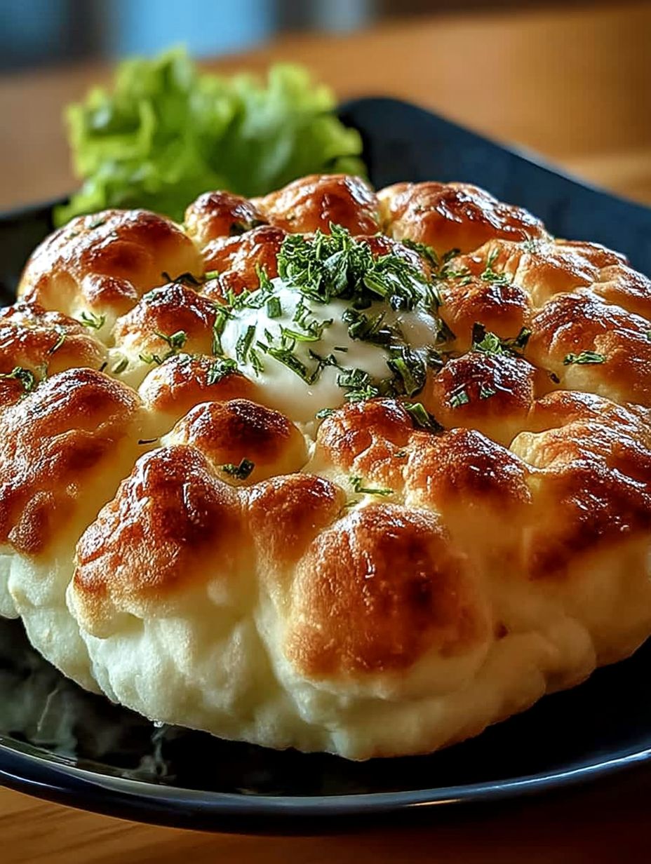 Fluffiges Hüttenkäse Wolkenbrot image 2