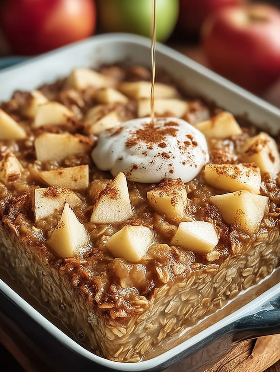 Gebackene Haferflocken mit Apfel-Zimt image 2