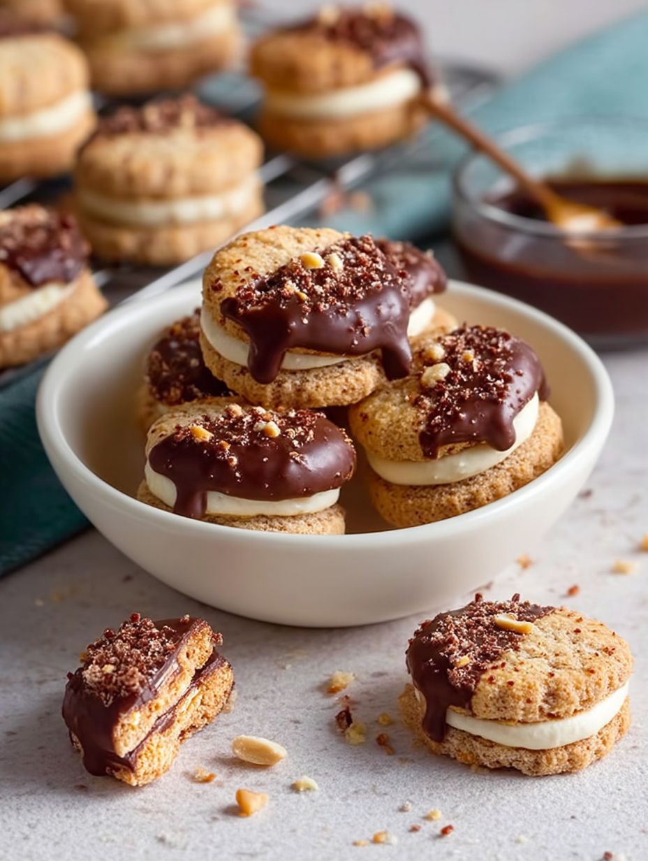 Gefüllte Nougat-Plätzchen image 2