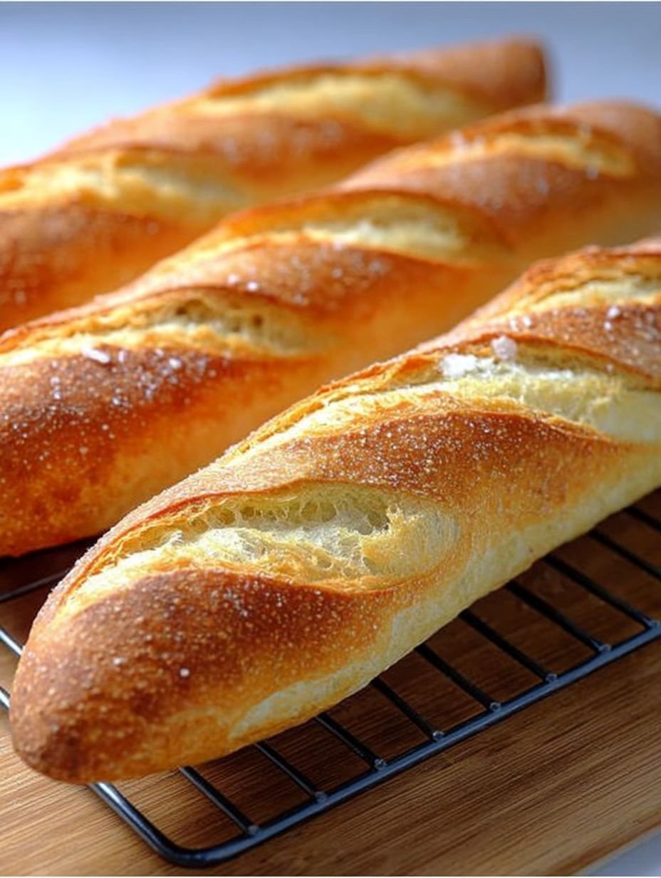 KNUSPRIGE FRANZÖSISCHE BAGUETTES, SEHR EINFACH ZU MACHEN! image 2