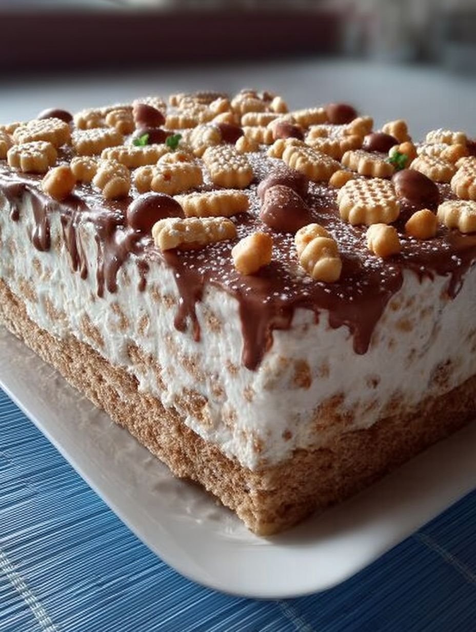 Kinder Kuchen mit Butterkeksen, ohne Backen ! image 2