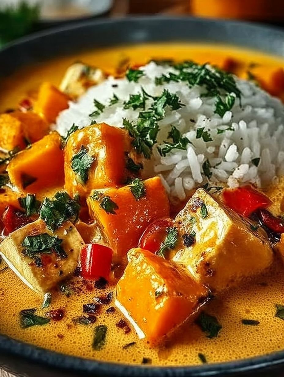 Kürbis Curry mit Kokosmilch image 2