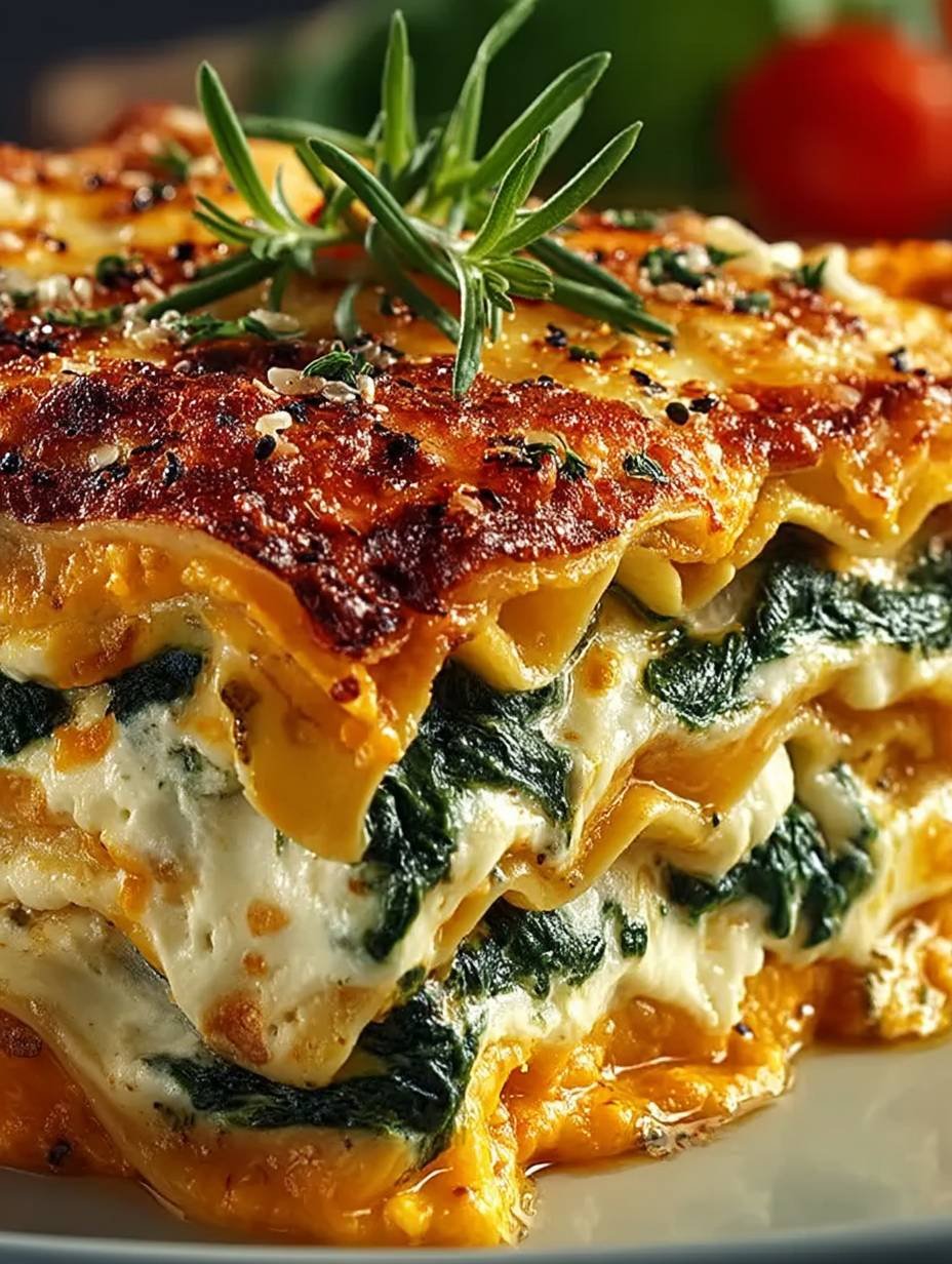 Kürbis Spinat Lasagne image 2