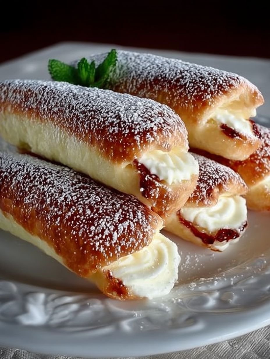 Rollen gefullt mit Vanillecreme, ein Traum ! image 2