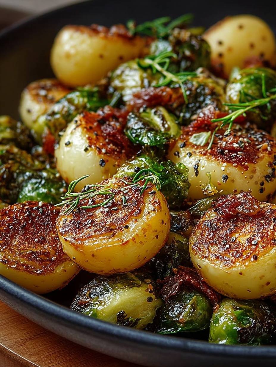 Rosenkohl Kartoffel Pfanne Einfaches Und Leckeres Rezept image 2