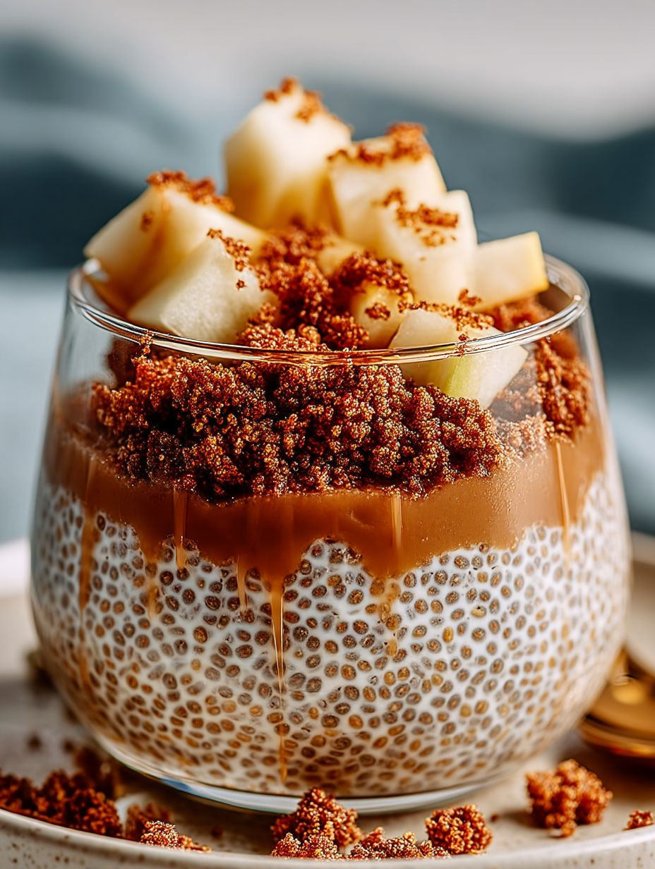 Apfel-Crumble-Chia-Pudding image 2