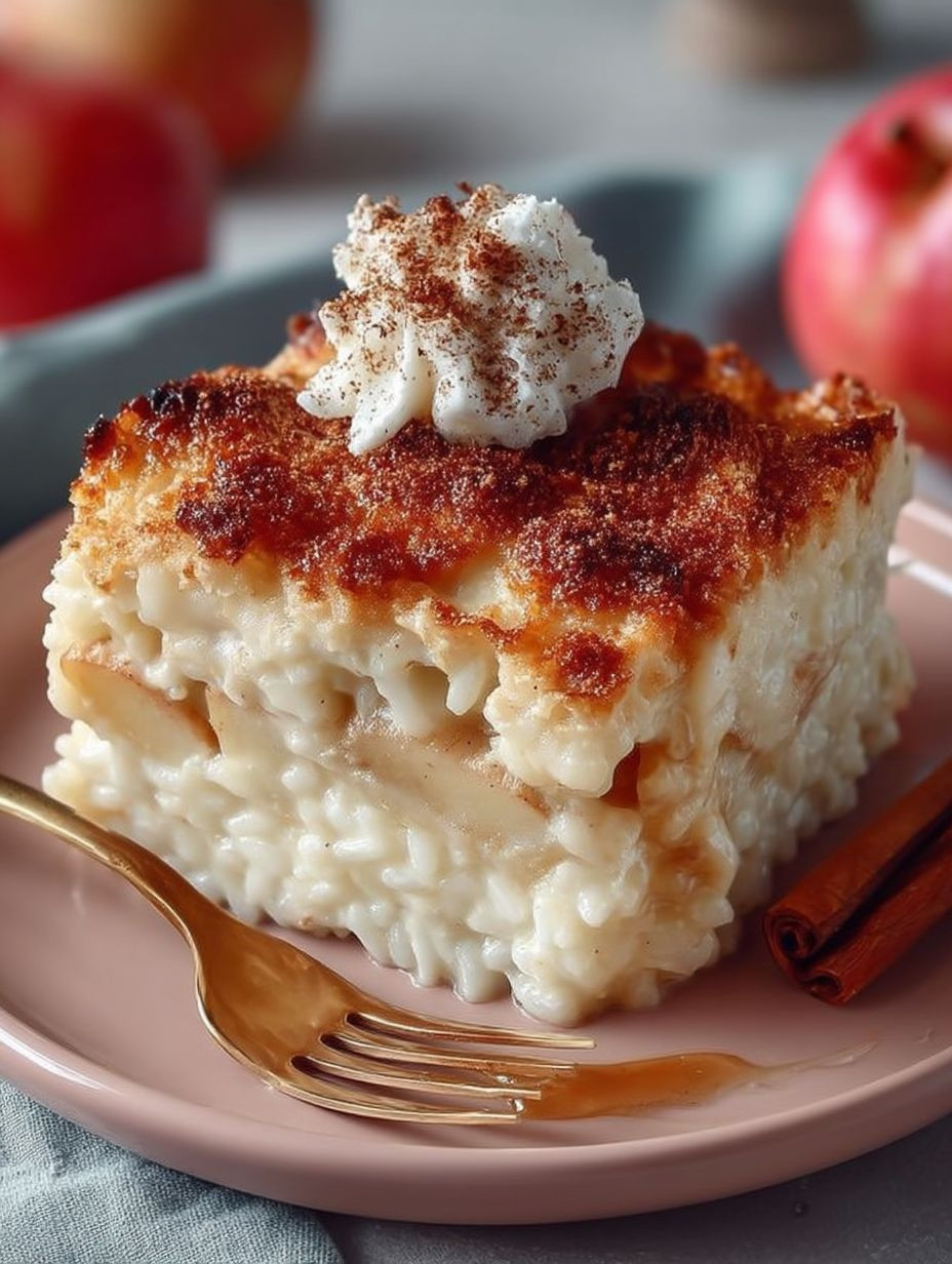 Apfel-Milchreisauflauf -Einfach & Gesund image 2