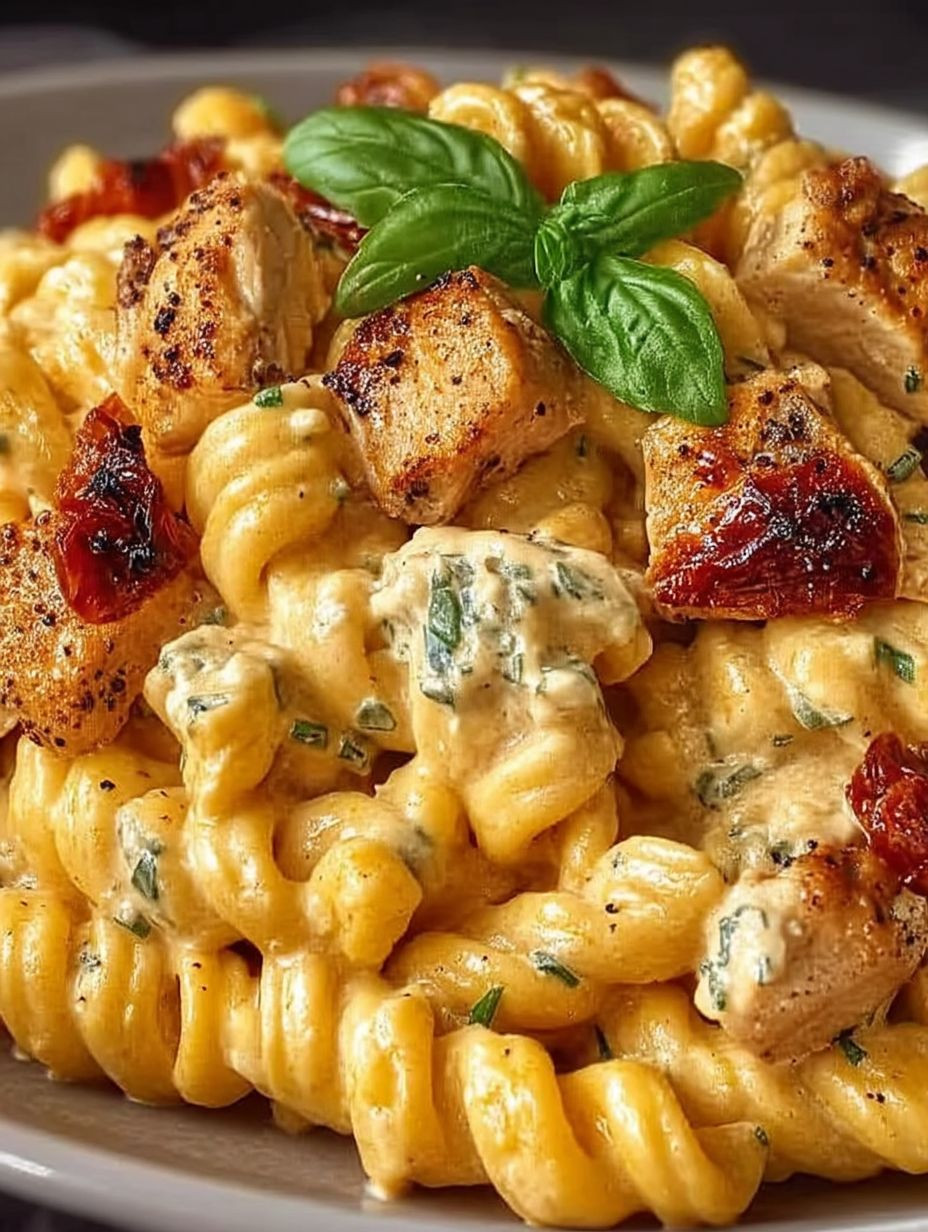 Creamy Chicken Feta Pasta image 2