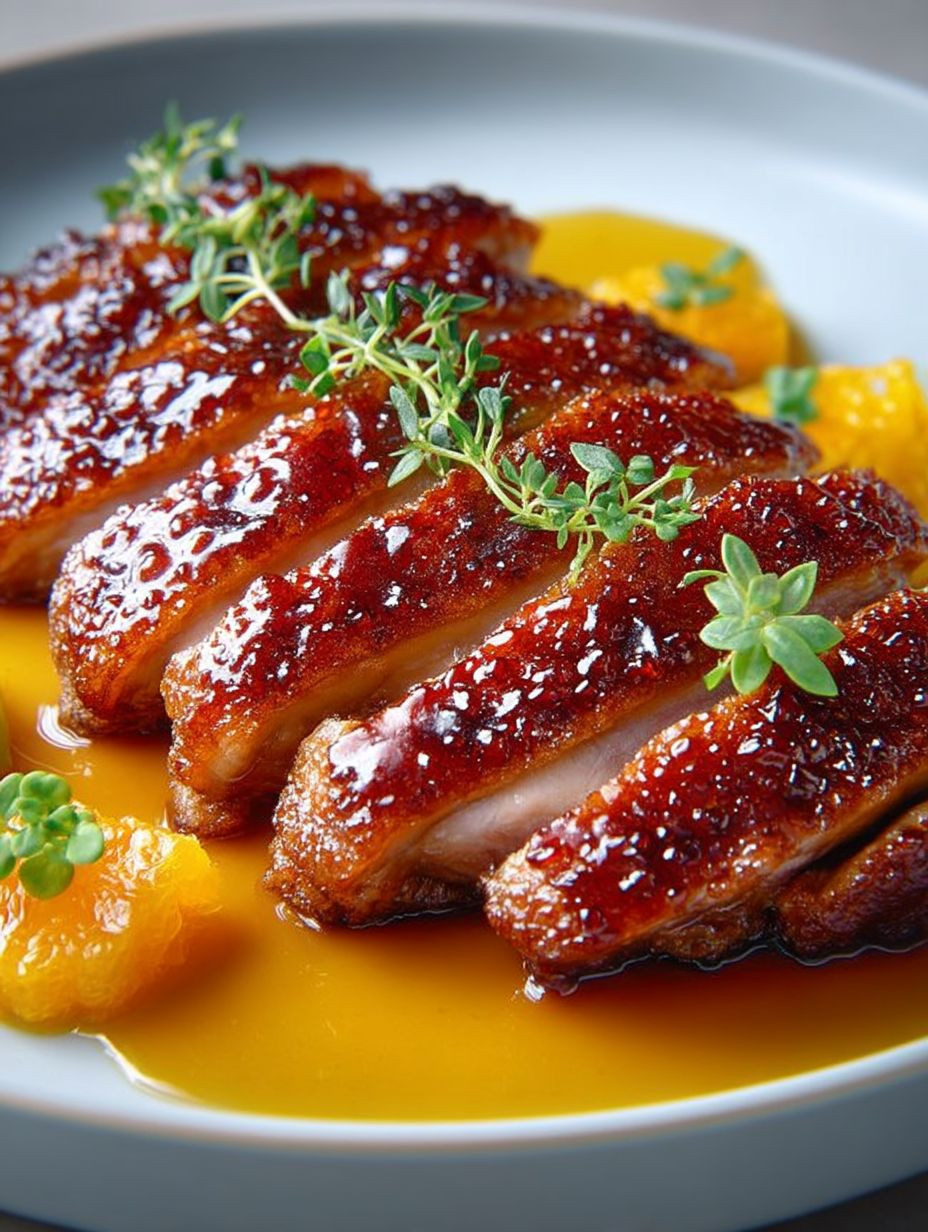 Gebratene Entenbrust mit Orangensauce image 2