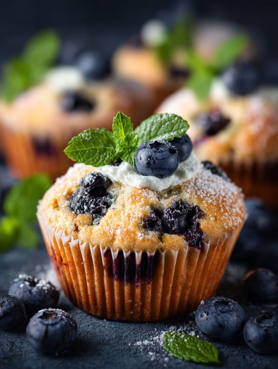 Gesunde Heidelbeer-Muffins mit Skyr image 2